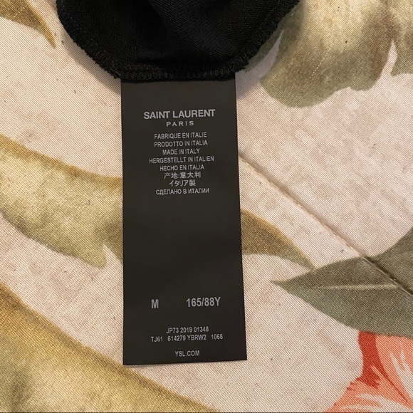 Saint Laurent Black T-Shirt Medium - Picture 7 of 9
